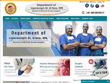 Tablet Screenshot of gi-surgery.com